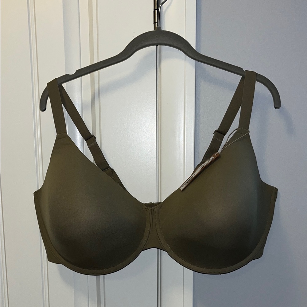 SKIMS T- Shirt Demi Bra Khaki 44DD